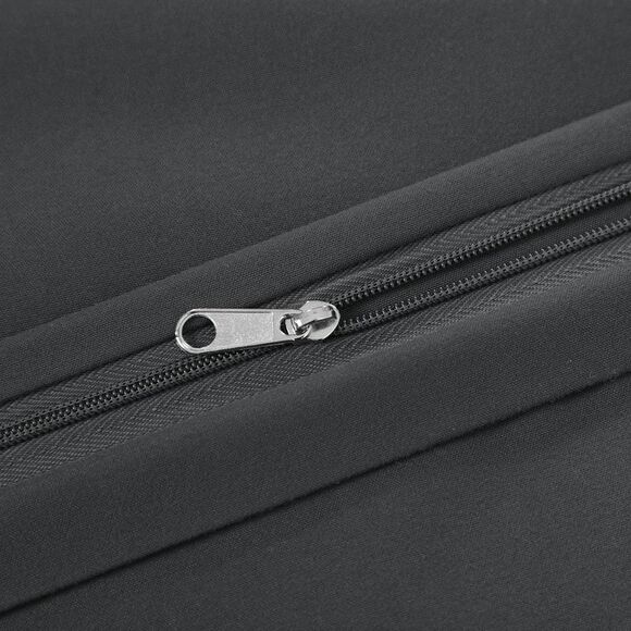 Pillowcase with Zipper Closure Soft Long Pillow Cases for Body Pillows Grey - Picture 5 of 6